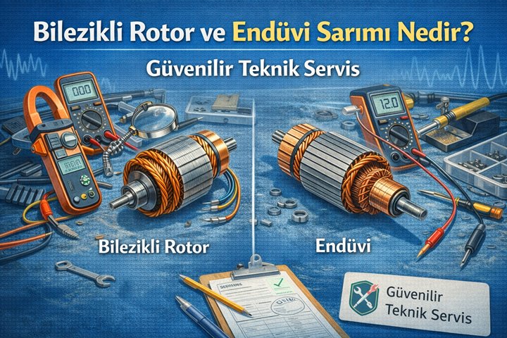 Bilezikli Rotor ve Endüvi Sarımı Nedir? Güvenilir Teknik Servis