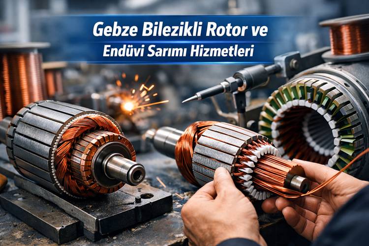 Gebze Bilezikli Rotor ve Endüvi Sarımı Hizmetleri